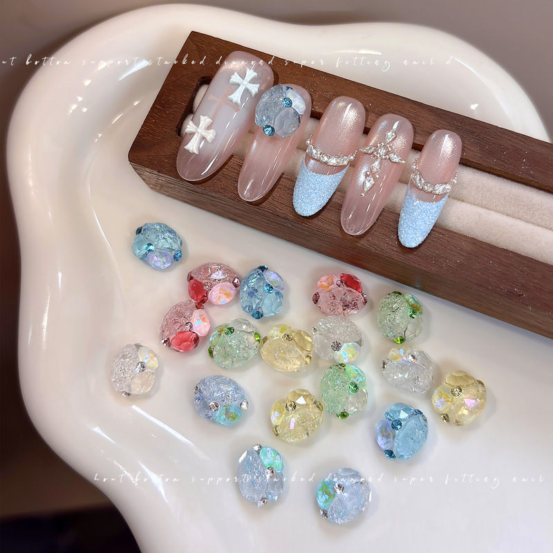 Nail Art Viral - 3 ชิ้น เจลทาเล็บแบบไม่ต้องเช็ด รุ่น Viral No