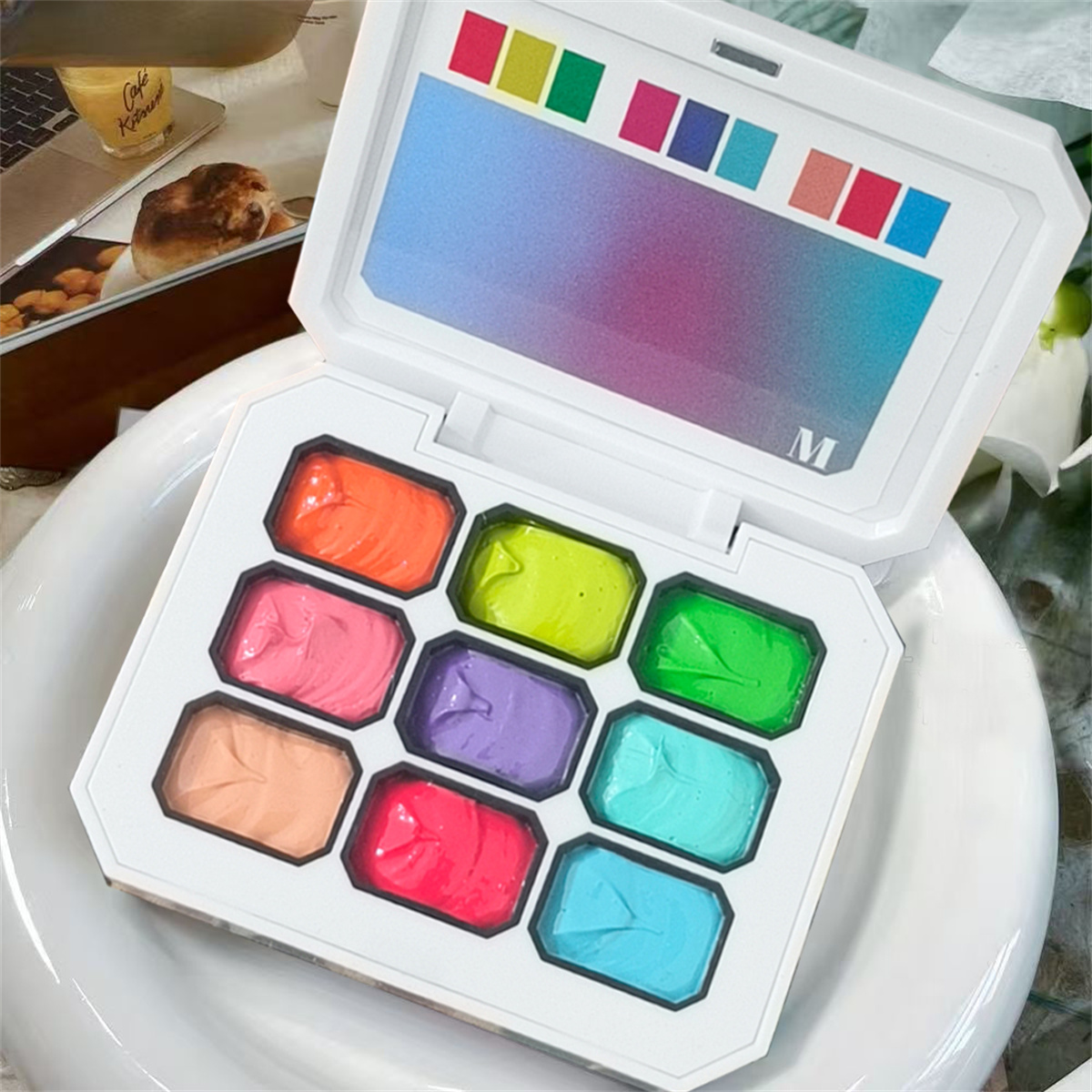 ยาทาเล็บเจล 9 สี 1 ชิ้น สำหรับ - Nail Art Halal บทวิจารณ์และราคา