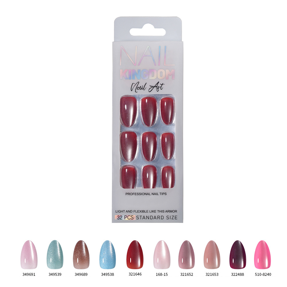 VITAGWX 32 ชิ้น เล็บปลอมแบบกดต - Nail Art Eye Cat บทวิจารณ์และราคา