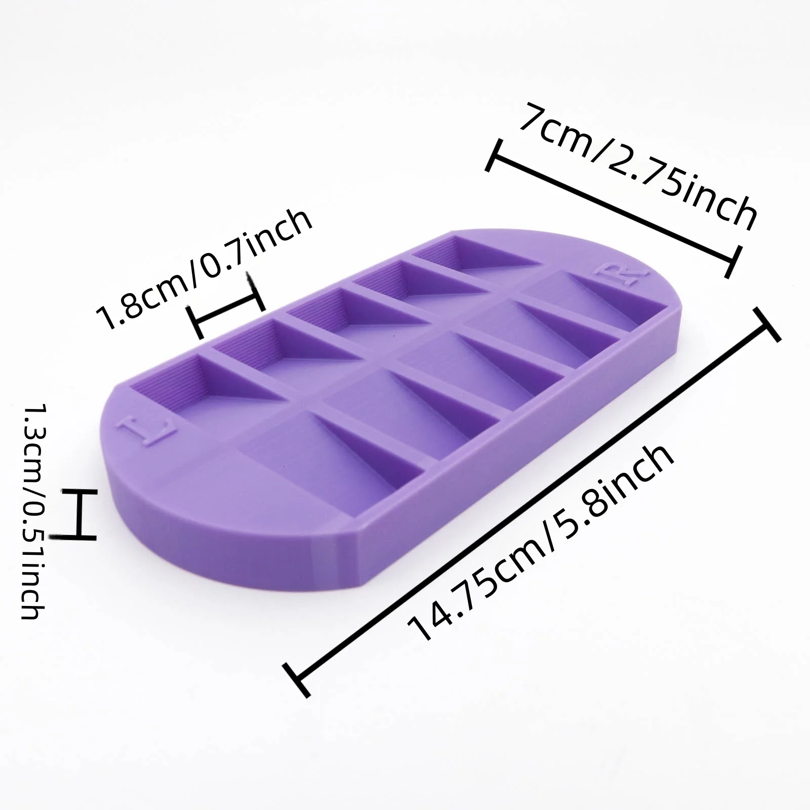 ถาดเก็บปลายเล็บ 8 ช่อง พร้อมสั - Nail Art Halal บทวิจารณ์และราคา