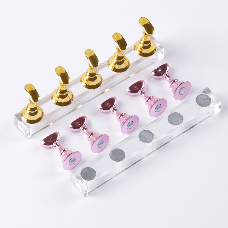 5/30 ชิ้น/เซ็ตแม่เหล็กผู้ถือเล - Nail Art Viral บทวิจารณ์และราคา