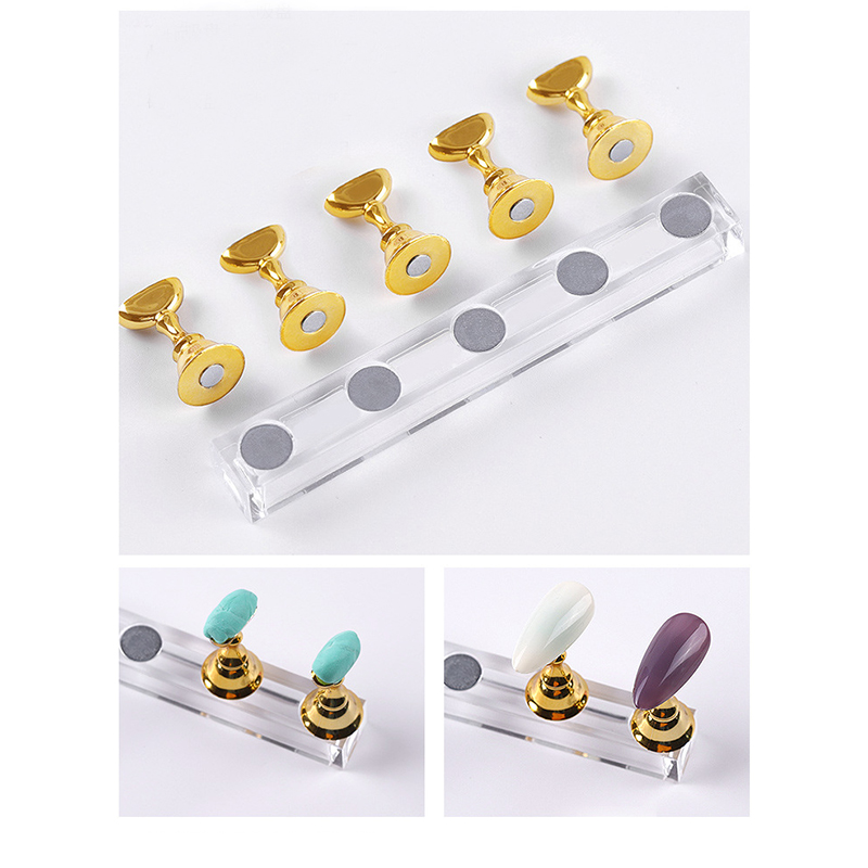 5/30 ชิ้น/เซ็ตแม่เหล็กผู้ถือเล - Nail Art Viral บทวิจารณ์และราคา
