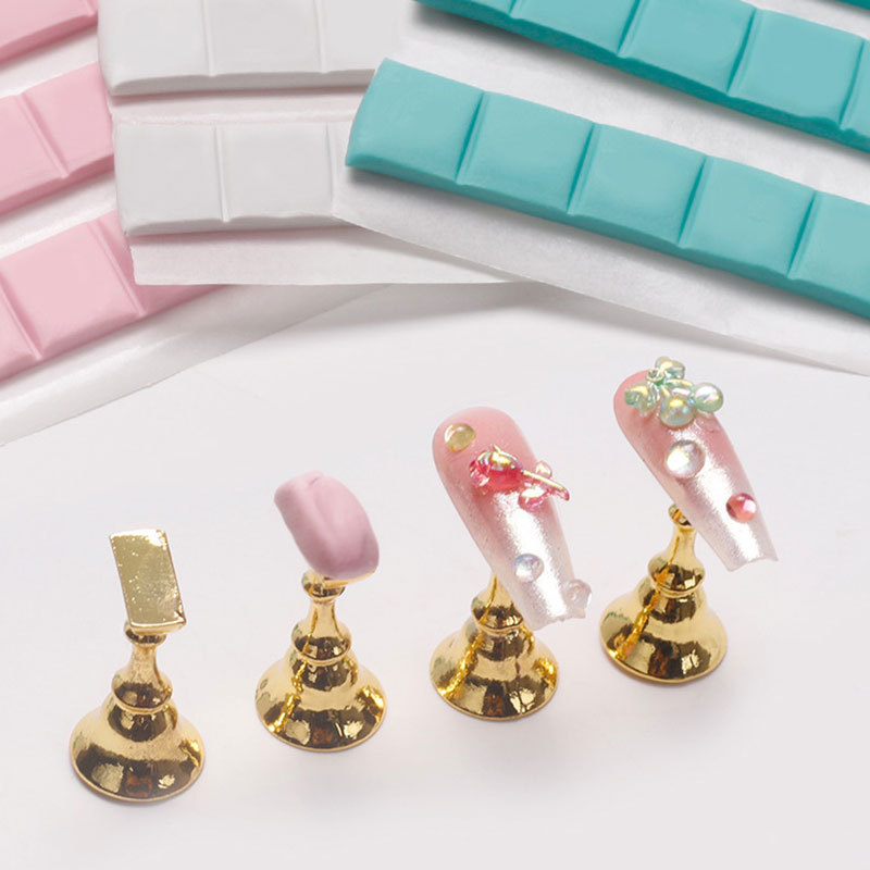 1 แพ็คเล็บกาวกาว Clay Stick สํ - Nail Art Viral บทวิจารณ์และราคา