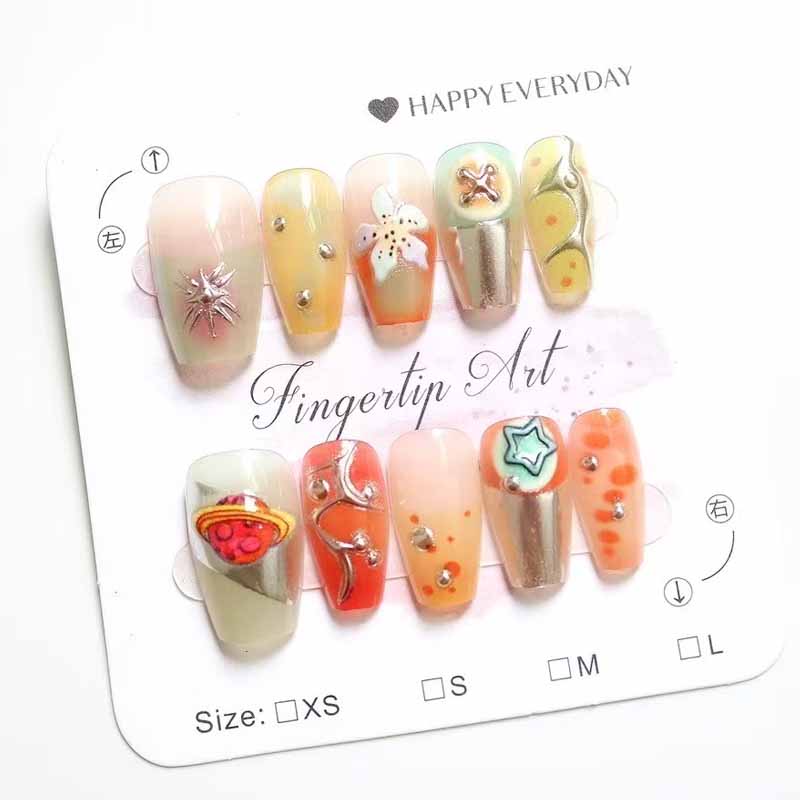 10 ชิ้นผู้หญิงสไตล์ฝรั่งเศส Hi - Nail Art Eye Cat บทวิจารณ์และราคา