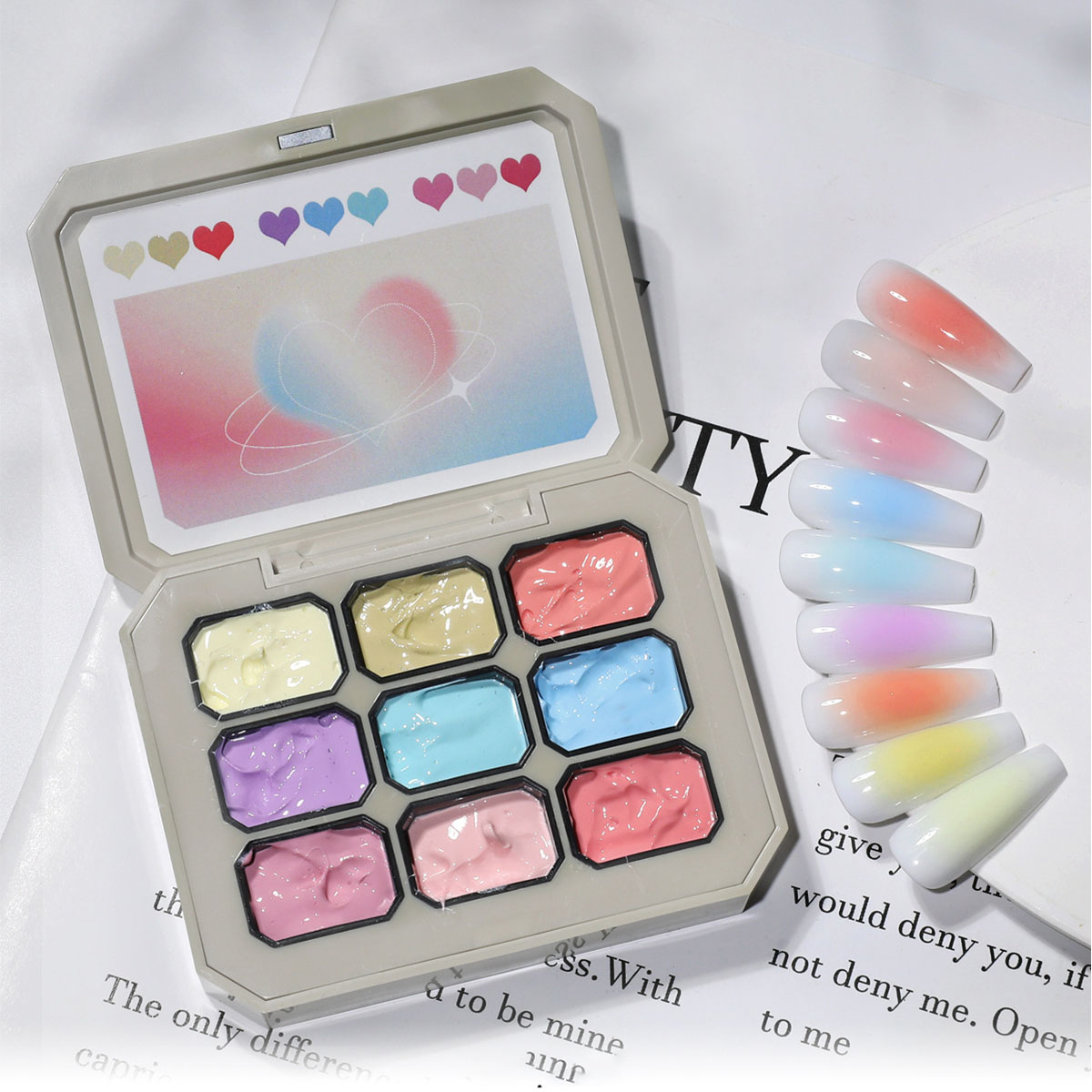 เจลทาเล็บสีมาการองแบบแข็ง 1 ชิ - Nail Art Halal บทวิจารณ์และราคา