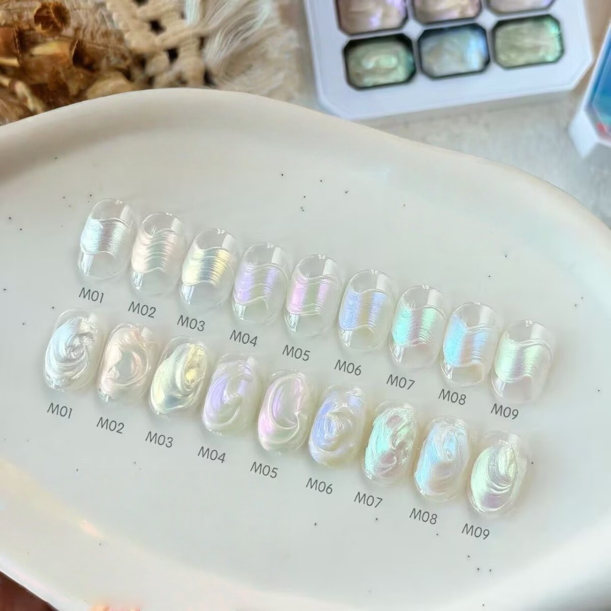 เจลทาเล็บ 9 สี รุ่นใหม่ ยอดนิย - Nail Art Halal บทวิจารณ์และราคา