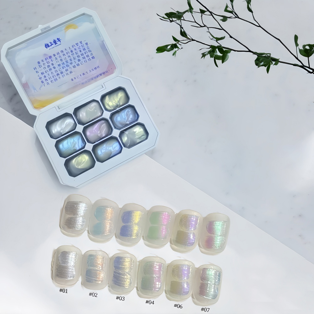 เจลทาเล็บ 9 สี รุ่นใหม่ ยอดนิย - Nail Art Halal บทวิจารณ์และราคา