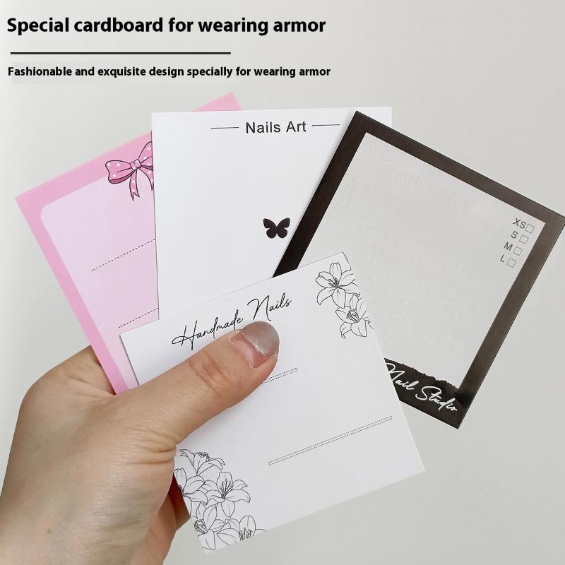 ● การ์ดโชว์ลายผีเสื้อสำหรับติด - Nail Art Viral บทวิจารณ์และราคา