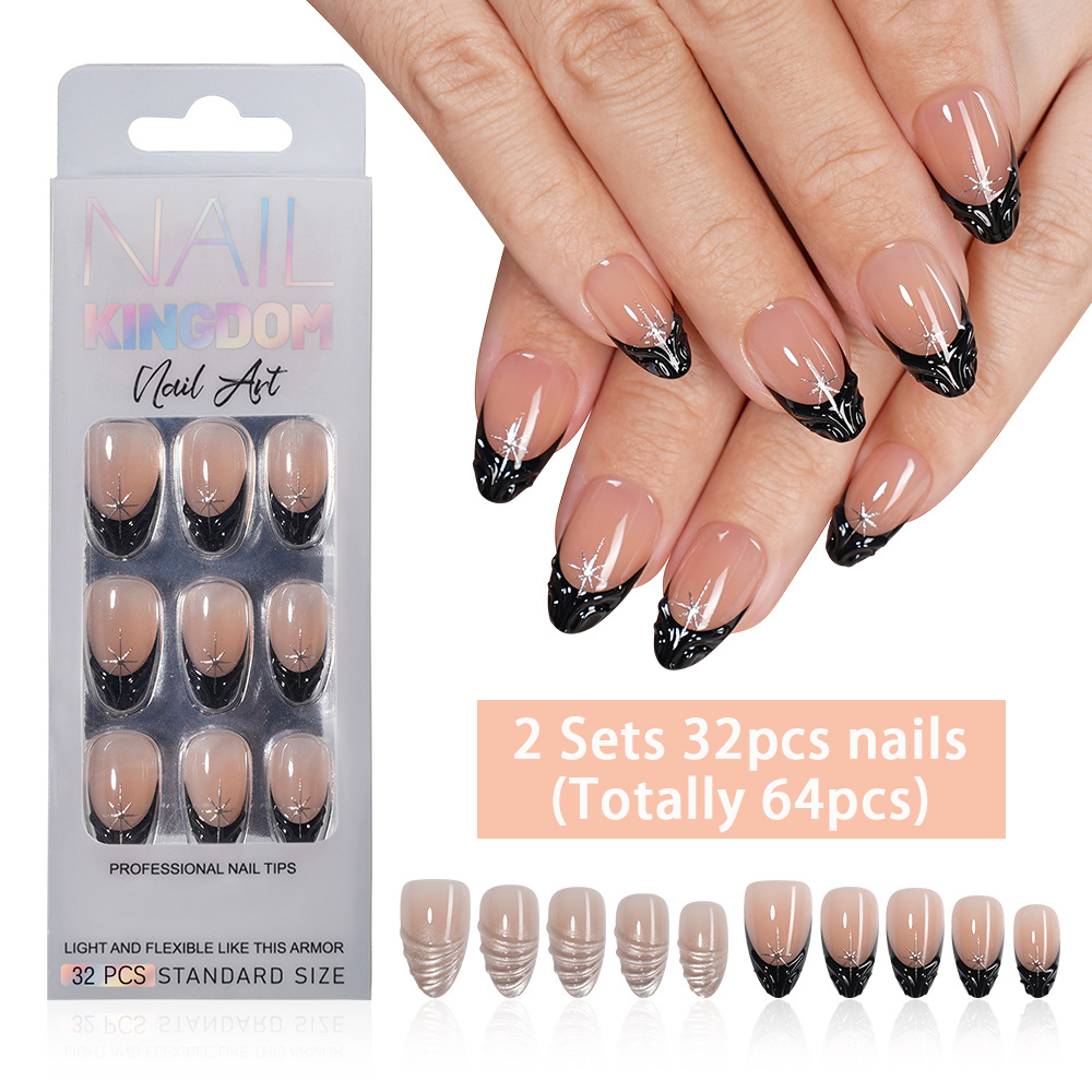 VITAGWX ชุดเล็บปลอมแบบกดติด 64 - Nail Art Full Cat Eye บทวิจารณ์และราคา