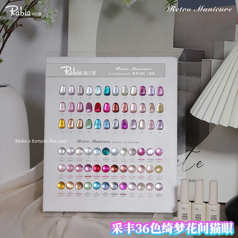 ชุดเจลทาเล็บ RABIA Moonlight C - Nail Art Eye Cat บทวิจารณ์และราคา