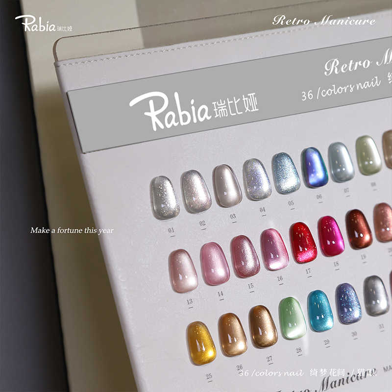 ชุดเจลทาเล็บ RABIA Moonlight C - Nail Art Eye Cat บทวิจารณ์และราคา