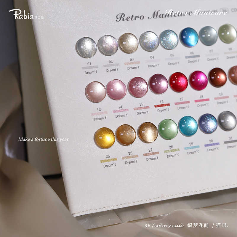 ชุดเจลทาเล็บ RABIA Moonlight C - Nail Art Eye Cat บทวิจารณ์และราคา