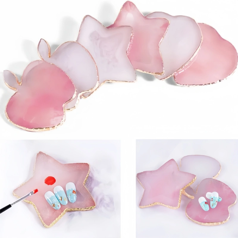 พาเลทเรซิ่นลายหินอาเกตสำหรับทำ - Nail Art Viral บทวิจารณ์และราคา