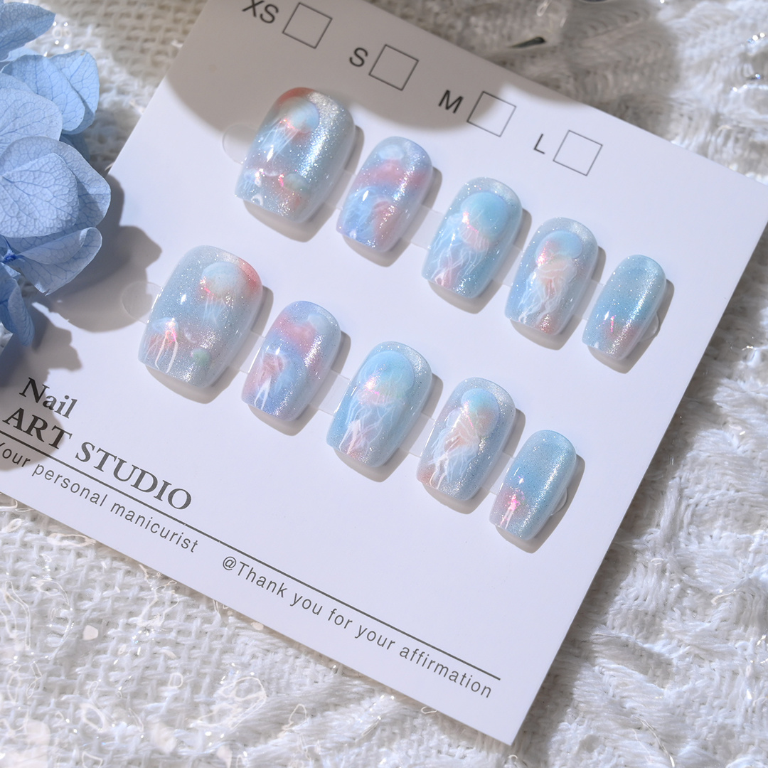 10 ชิ้นผู้หญิงสี Dreamy แมงกะพ - Nail Art Eye Cat บทวิจารณ์และราคา