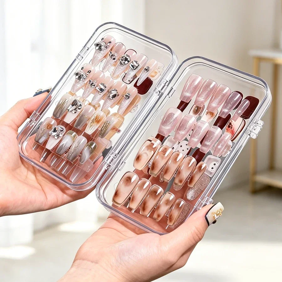 กล่องเก็บเล็บปลอมแบบพับได้ ป้อ - Nail Art Viral บทวิจารณ์และราคา