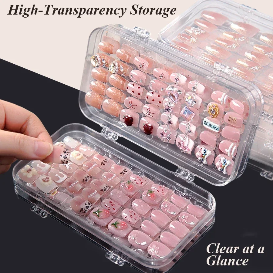 กล่องเก็บเล็บปลอมแบบพับได้ ป้อ - Nail Art Viral บทวิจารณ์และราคา