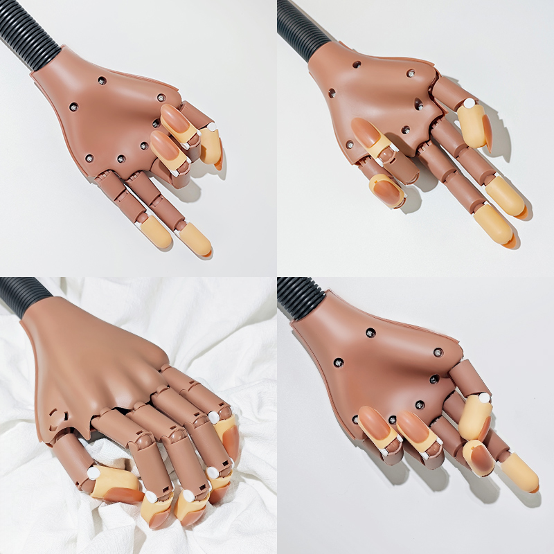 มือฝึกทำเล็บปลอม แบบมีข้อต่อขย - Nail Art Viral บทวิจารณ์และราคา
