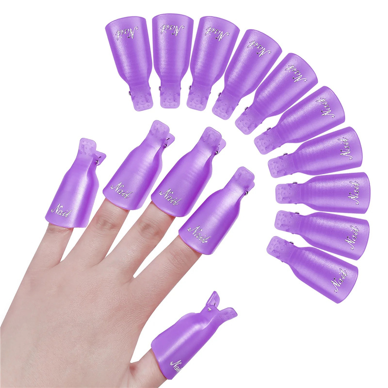คลิปหนีบเล็บอะคริลิกพลาสติก 10 - Nail Art Halal บทวิจารณ์และราคา