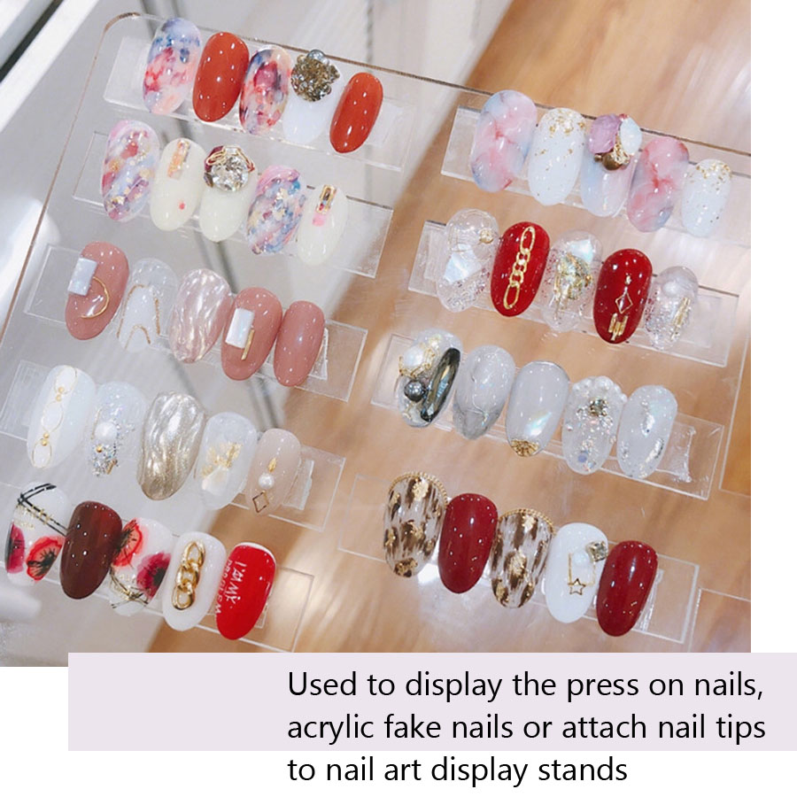 เคล็ดลับเล็บเทปสองด้าน, กาวใสก - Nail Art Viral บทวิจารณ์และราคา