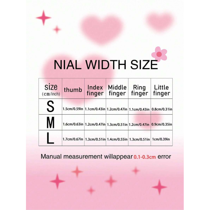 เล็บปลอมทำมือสีชมพู 10 ชิ้น ทร - Nail Art Eye Cat บทวิจารณ์และราคา
