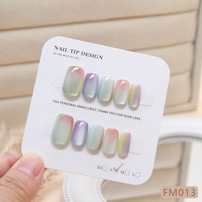 10 ชิ้นผู้หญิงแฟชั่นเก๋หลากสีแ - Nail Art Eye Cat บทวิจารณ์และราคา